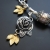 Pocałunki leśnych nimf - srebrna bransoletka z perłami i różą / Kornelia Sus / Biżuteria / Bransolety