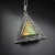 Kornelia Sus, Biżuteria, Naszyjniki, Zaklęty trójkąt - srebrny naszyjnik z labradorytem