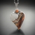 Kornelia Sus, Biżuteria, Naszyjniki, Serce pełne słońca - srebrny naszyjnik w kształcie serca z agatem i hessonitem