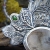 Szelest serca - srebrny naszyjnik z kwarcem rutylowy, turmalinami, diopsydem chromowym i motywem kwiatów / Kornelia Sus / Biżuteria / Naszyjniki