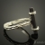 Indygolit (turmalin) - pierścionek / Amju Designs / Biżuteria / Pierścionki