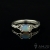 Opal etiopski - delikatny pierścionek
