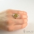kwarc ze złotymi inkluzjami rutylu - okazały pierścień / Amju Designs / Biżuteria / Pierścionki