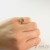 kwarc z  miedzianymi inkluzjami rutylu - pierścionek / Amju Designs / Biżuteria / Pierścionki