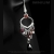 Garnet, diamond and spinel earrings - sparkly, feminine gemstone earrings. Sterling silver, quartz, zircon, ruby. hand made unique  / IMNIUM / Biżuteria / Kolczyki