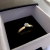 Złoty pierścionek z brylantem 0,12 ct  / BIZOE / Biżuteria / Pierścionki