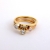 Brylanty w złocie - 0,30 ct - komplet 4 pierścionków / BIZOE / Biżuteria / Pierścionki