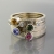 BIZOE, Biżuteria, Pierścionki, Komplet 5 pierścionków - białe złoto