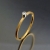 BIZOE, Biżuteria, Pierścionki, Złoty pierścionek z brylantem 0,02 ct SI/H