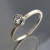 BIZOE, Biżuteria, Pierścionki, Złoty pierścionek z brylantem 0,13 ct SI/H
