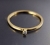 BIZOE, Biżuteria, Pierścionki, Złoty pierścionek z brylantem 0,015 ct