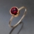 BIZOE, Biżuteria, Pierścionki, Złoty pierścionek z rodolitem  średnica 5 mm