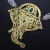 Sztuk Kilka, Biżuteria, Naszyjniki, Indyjska mantra - złocony naszyjnik ze srebra