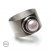 Różowa perła - szeroki srebrny pierścionek