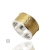 Toros Design, Biżuteria, Pierścionki,  Złocona obrączka z cyrkoniami