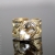 Malina Skulska, Biżuteria, Pierścionki, Ażurowy geometryczny z przeźroczystym kwarcem 