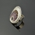 Pierścień z wrzosowym ornamentem / Anna Betley Enamel Art / Biżuteria / Pierścionki