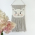 Biały kotek - makrama, dekoracja na ścianę / Soft Things / Dekoracja Wnętrz / Inne