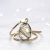 Delikatny złoty pierścionek z serduszkiem 14k / CIBAgold / Biżuteria / Pierścionki