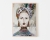 Gabriela Krawczyk, Dekoracja Wnętrz, Rysunki i Grafiki, Plakat Kobieta w turbanie 50x70 cm
