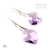 Cosmic mini violet / Fiszerowa / Biżuteria / Kolczyki
