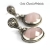 Pink quartz / Gosia Chruściel-Waniek / Biżuteria / Kolczyki