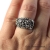 Srebrny pierścionek z białymi cyrkoniami / Gosia Chruściel-Waniek / Biżuteria / Pierścionki
