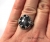 Srebrny pierścionek z szafirem w stylu retro / Gosia Chruściel-Waniek / Biżuteria / Pierścionki