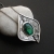 Cenote - wisior srebrny z muszlą Paua  / Fiann / Biżuteria / Wisiory