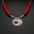 Red Eye - srebrny naszyjnik z koralem / Fiann / Biżuteria / Naszyjniki