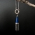Upriver - długi srebrny naszyjnik z lapis lazuli / Fiann / Biżuteria / Naszyjniki