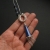 Upriver - długi srebrny naszyjnik z lapis lazuli / Fiann / Biżuteria / Naszyjniki