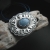 Organica - Blue Odyssey - srebrny naszyjnik z błękitnym opalem / Fiann / Biżuteria / Naszyjniki