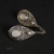 Ilha - kolczyki z kamieniem księżycowym i perłą.