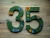 Cyfry - Numer Domu - Biżuteria Dla Domu - "35" / oliwa72 / Dekoracja Wnętrz / Ceramika