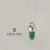 CRYSTALS No.2- wisiorek srebrny z zielonym fluorytem / stobieckidesign / Biżuteria / Wisiory