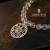 NEURONY- naszyjnik srebrno-mosiężny z kryształem górskim / stobieckidesign / Biżuteria / Naszyjniki