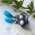 Greckie wakacje - srebrne kolczyki wire-wrapping z turkusem i perłami / Alabama Studio / Biżuteria / Kolczyki