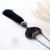 Garnet carnival - srebrny wisior wire wrapping z granatami i czarnym chwostem / Alabama Studio / Biżuteria / Wisiory