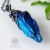 Błękitny meteoryt - unikatowy, srebrny wisior z kryształem pokrytym tytanem / Alabama Studio / Biżuteria / Wisiory