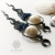 Piasek, plaża, morze... - srebrne kolczyki koła z muszlą i kianitem / Alabama Studio / Biżuteria / Kolczyki