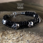 SAUVAGE - bransoleta z czaszkami - Anioł w Biżuteria/Dla mężczyzn