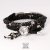 NOMADA (black leather strap) - bransoleta męska / Anioł / Biżuteria / Dla mężczyzn