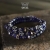 Anioł, Biżuteria, Dla mężczyzn, SKULL - bransoleta z lapis lazuli