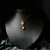 Serce Golden Shadow, wisiorek z kryształami Swarovskiego, beading / Sol / Biżuteria / Wisiory