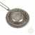 Celebros III, wisior ze srebrnym obsydianem, haft koralikowy / Sol / Biżuteria / Wisiory