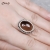 Brown sugar - srebrny pierścionek z kwarcem dymnym / dobrawa sobieraj / Biżuteria / Pierścionki