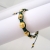 Nina Rossi Jewelry, Biżuteria, Bransolety, Braided leather  silk bracelet