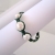 Braided leather  silk bracelet / Nina Rossi Jewelry / Biżuteria / Bransolety