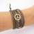wrap-around leather bracelet  / Nina Rossi Jewelry / Biżuteria / Bransolety